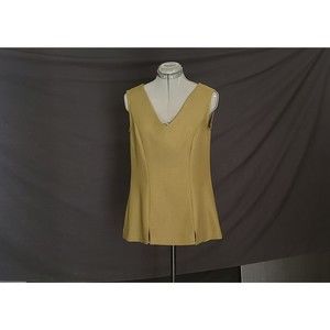 Sleeveless Olive Top Size XL